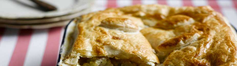Rabbit pie at Wild Cafe